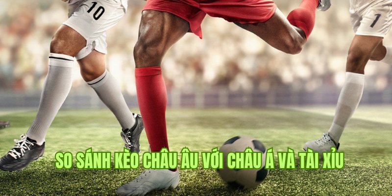 So sánh kèo Châu Âu với 2 dạng cược Châu Á và Tài Xỉu